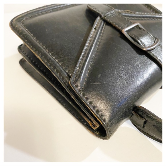 VINTAGE - ACCORDION STYLE MINI LEATHER BAG - Picture 5 of 13
